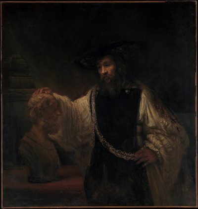 Aristotle with a Bust of Homer by Rembrandt van Rijn